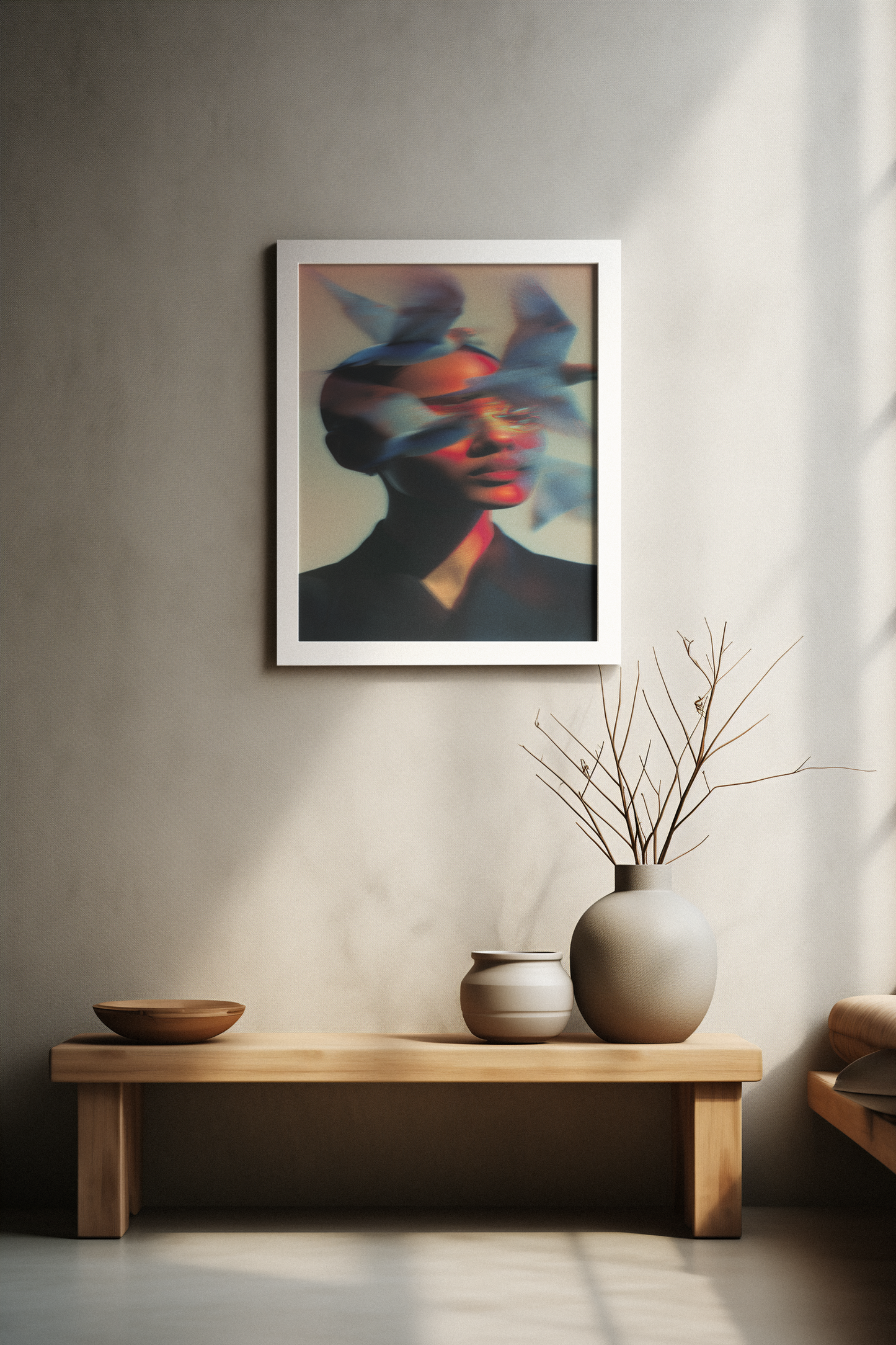 Echoes of You - Framed Canvas