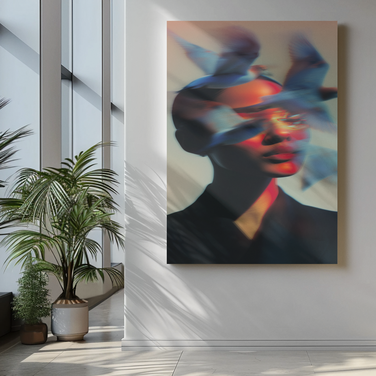 Echoes of You - Framed Canvas