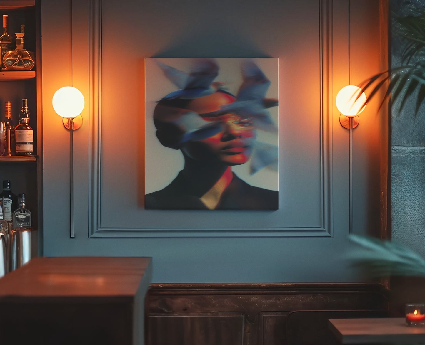 Echoes of You - Framed Canvas