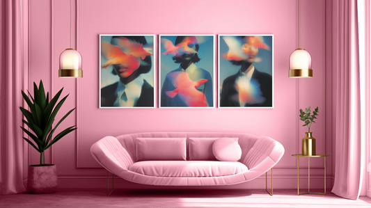 Echoes of You - 3-Piece Wall Art (Framed)
