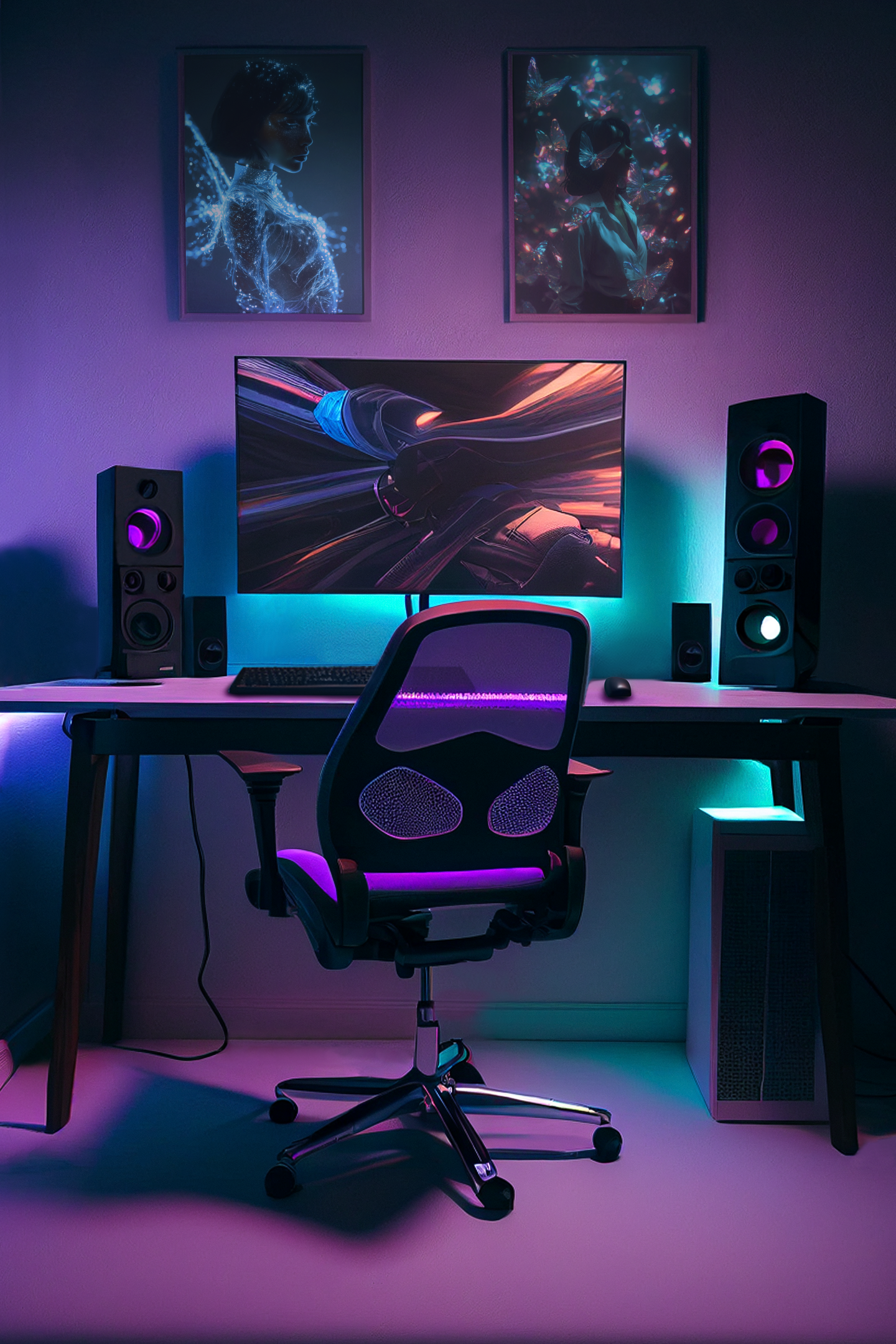 Echoes of You - 3-Piece Wall Art (Framed)